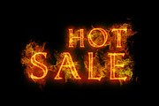 Fire font GRAPHIC Hot font Flame, an Illustration by Art Loft (Thumbnail 2 of 6)