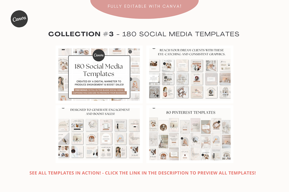 520 Social Media Canva Templates, a Social Media Template by Gebers Marketing & Design (Photo 4 of 9)