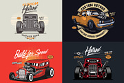 Hotrod Vector cars, an Illustration by The BolzStudio (Thumbnail 3 of 6)
