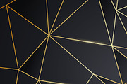 Black And Gold Mosaic Texture, a Background Graphic by Black White Mouse Design (Thumbnail 2 of 3)