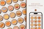 INSTAGRAM HIGHLIGHT COVERS, a Social Media Template by The Little Lily Studio (Thumbnail 1 of 5)