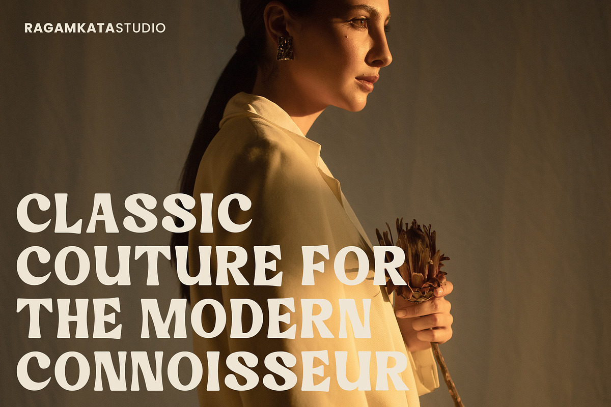 Fine Orange - Retro Bold Typeface, a Serif Font by RagamKata (Photo 5 of 10)