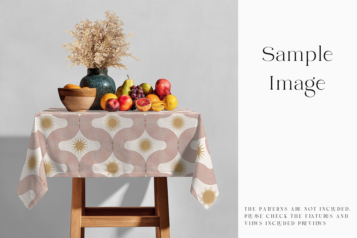 Square Tablecloth Mockups, a Household Mockup by mock-ups (Photo 16 of 28)