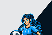 A vibrant Soccer mascot design, a Templates & Theme by FarhanYousaf (Thumbnail 2 of 2)