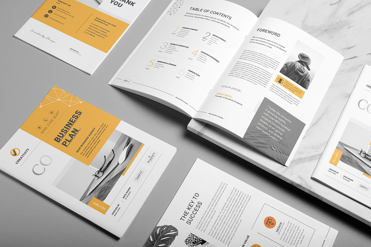 Business Plan | 20 Pages, a Brochure Template by Creativity-Design (Photo 2 of 15)