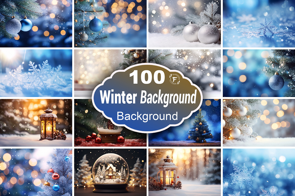 Winter Background, a Background Graphic by Forhadx5 (Photo 1 of 8)