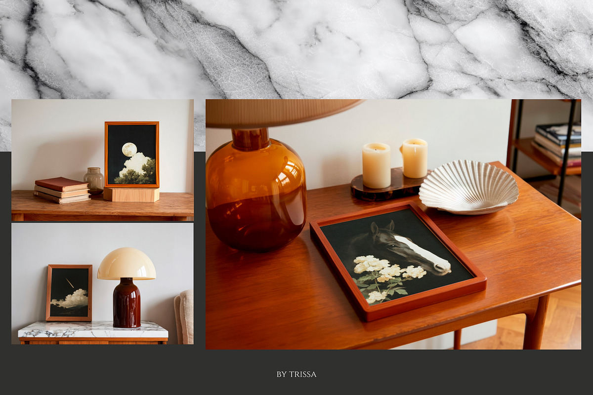 Frame mockup set, a Product Mockup by Trissa (Photo 3 of 7)