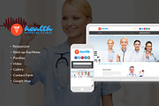 Medical Responsive Website Template, a HTML Template by Zemez (Thumbnail 1 of 6)