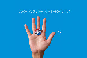 question are you registered to vote, a Photo by Nito