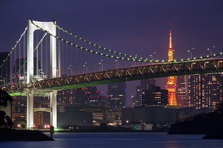 Tokyo night view, an Architecture Photo by KHphotography