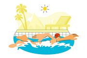 7 Swimming Pool Illustration, a Sport Illustration by denayunebgt (Thumbnail 4 of 4)