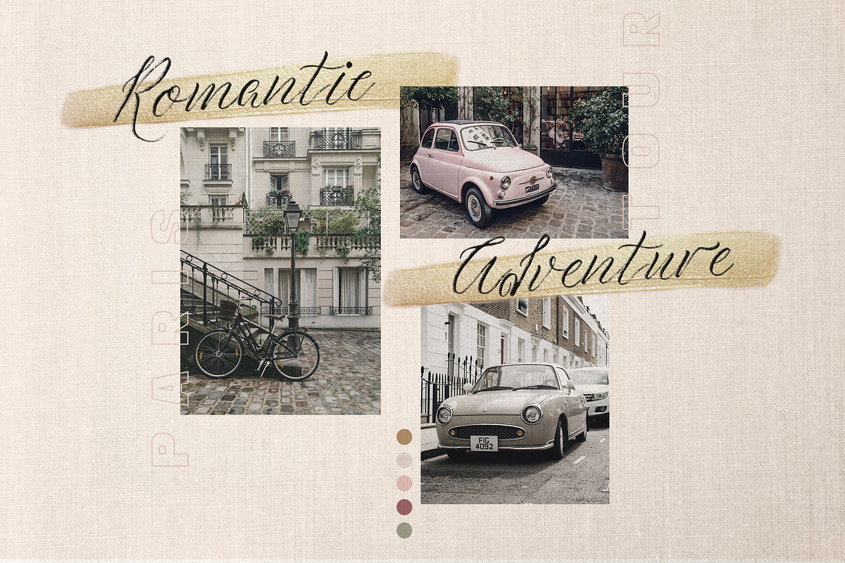 Summer in Paris Font Combination preview 6