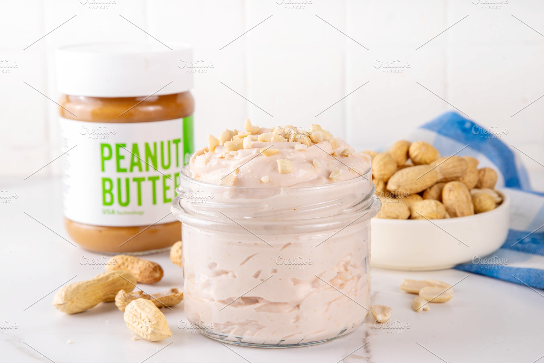 Peanut butter mousse dessert, a Food & Drink Photo by Rimma