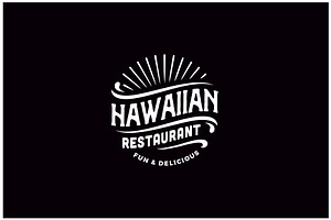 Vintage Chalkboard Restaurant Logo