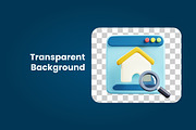 3D Website Icon, an Object 3D Model by SLAB! Design (Thumbnail 3 of 4)
