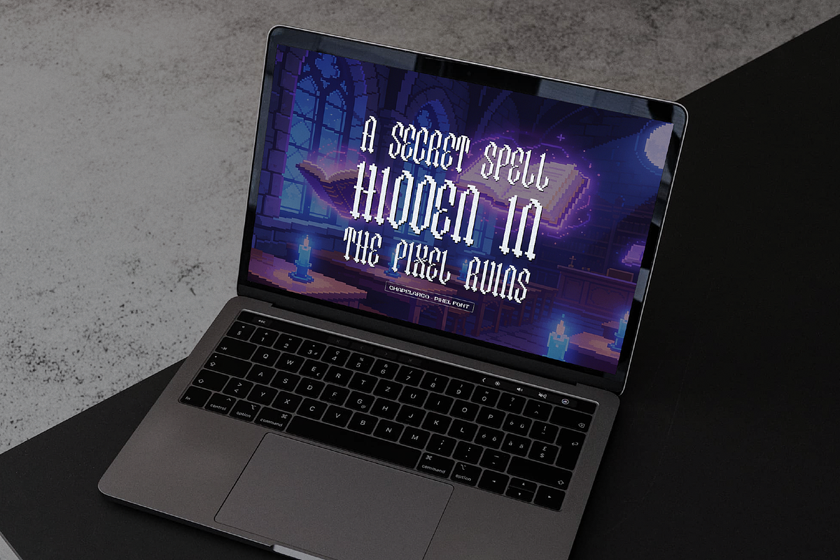 Chapelargo | Pixel Font, a Sans Serif Font by gracetype_studio (Photo 7 of 12)