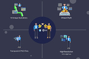Financial Growth 3D Illustration, a Characters & Person 3D Model by novia99design (Thumbnail 2 of 6)