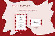 Pink Waves Menu Template, a Stationery Template by ForeverPrint (Thumbnail 7 of 12)