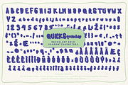 Quicksquickly, a Handwritten Font by Gatype (Thumbnail 10 of 13)