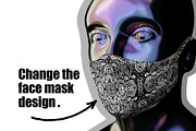 Face Mack NEW trand, a Mask Mockup by Radmila (Thumbnail 10 of 11)