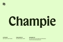 Champie; Soft Serif Font Family