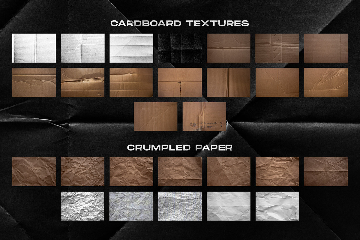 Folded paper textures