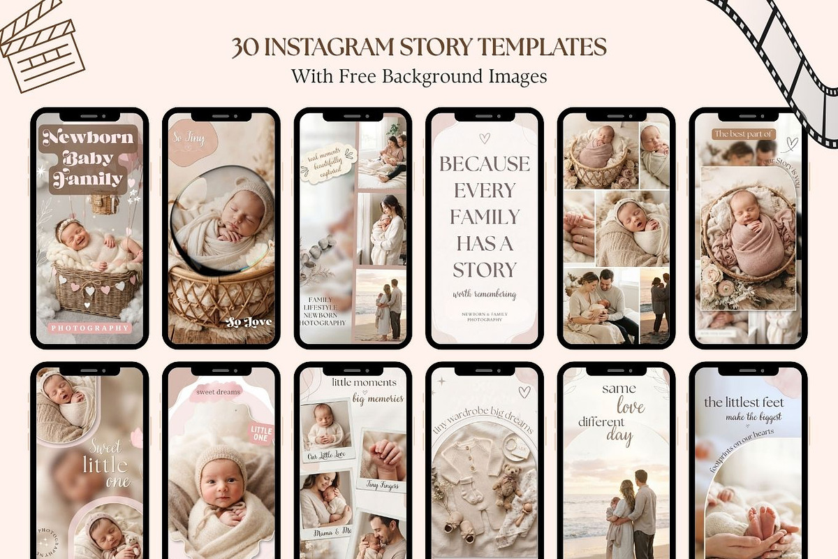 Baby Instagram Templates, a Social Media Template by Arslan (Photo 4 of 9)
