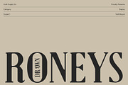 Roneys Drawn, a Serif Font by Craft Supply Co. (Thumbnail 1 of 8)