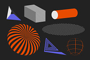 90 Vector Texture Shapes, a Background Graphic by softulka (Thumbnail 3 of 16)