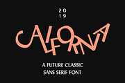 California | A Future Classic Font, a Sans Serif Font by Jason Burkholder (Thumbnail 1 of 5)