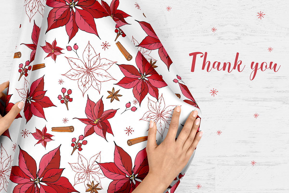 Christmas wreath creator and pattern, an Illustration by Jermolina Mockups (Photo 8 of 8)