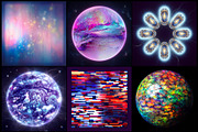 12 Cosmic Abstract Textures Pack, a Texture Graphic by PopotLane (Thumbnail 2 of 6)