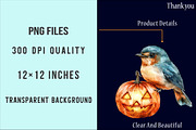 Halloween Birds Clipart, an Illustration by SinaCreation (Thumbnail 4 of 5)