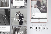 Instagram Wedding Pack, a Social Media Template by Tugcu Design Co. (Thumbnail 1 of 8)