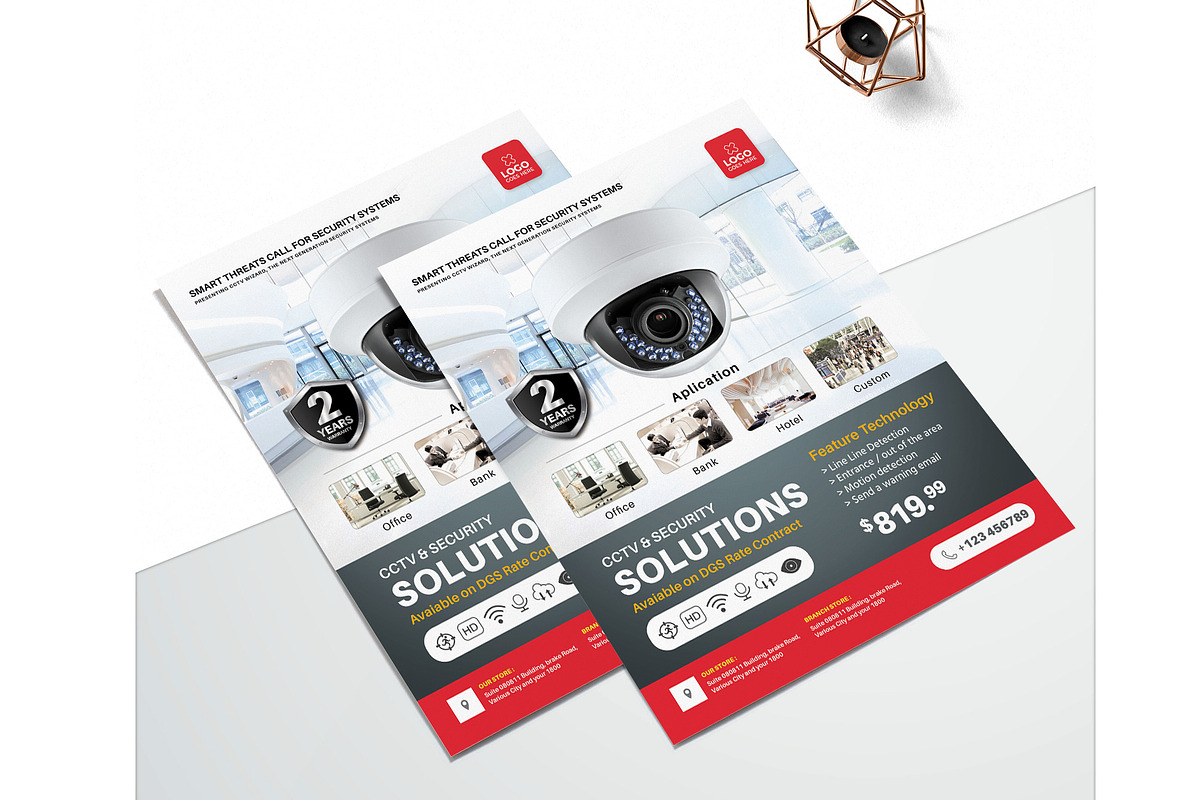 CCTV Product Flyer Template, a Flyer Template by jobnabru (Photo 2 of 2)