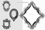 Badges and Rosettes Rustic Clipart, a Decorative Illustration by Century Library (Thumbnail 3 of 9)