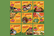 Pizzado Pizza Restaurant, a Social Media Template by kerismaker (Thumbnail 3 of 3)