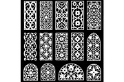 Ornamental Panel SVG Bundle, an Object Graphic by Creativeshirt (Thumbnail 10 of 13)