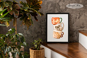 Autumn Mugs Clip Art Collection, a Seasonal Illustration by Leonaa art (Thumbnail 13 of 13)