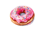 10 Fast Food Watercolor Illustration, a Food Illustration by 1801Prints (Thumbnail 5 of 11)