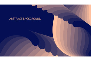 Abstract Banner with Geometric form, an Illustration by JeanBet