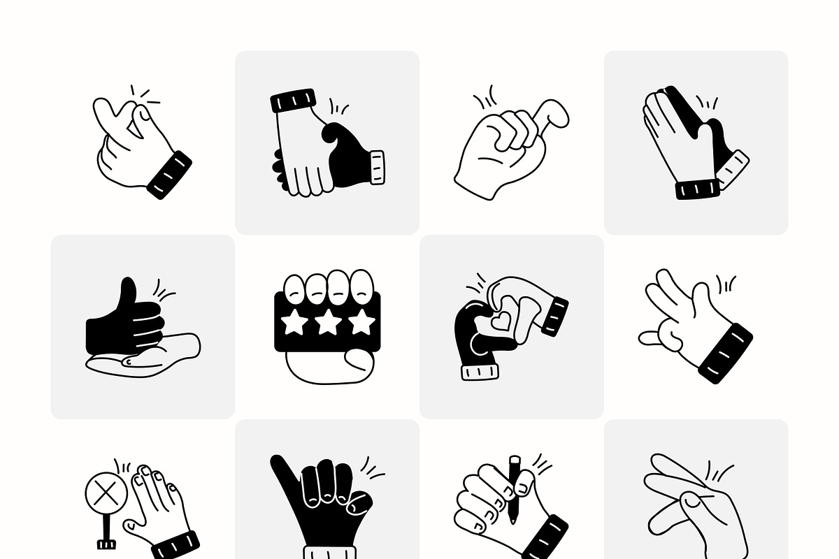 Animated Hand Icons, a Duotone Icon by Prosymbols (Photo 10 of 12)