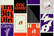 Vinicius - Gothic Inspire Typefamily, a Serif Font by Jehoo Creative (Thumbnail 11 of 12)