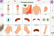 Body Parts Activity Pages, an Education Illustration by Gulnara Sabirova (Thumbnail 10 of 12)