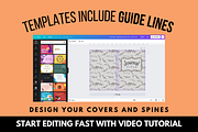 KDP 50 Journal Cover Bundle Canva, a Magazine Template by Self Publishing Magic (Thumbnail 2 of 8)