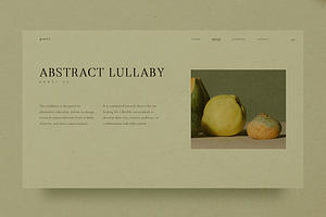 Lullaby UI Kit Photography Portfolio