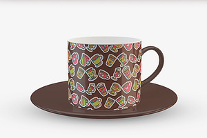 Coffee Mugs And Free Pattern