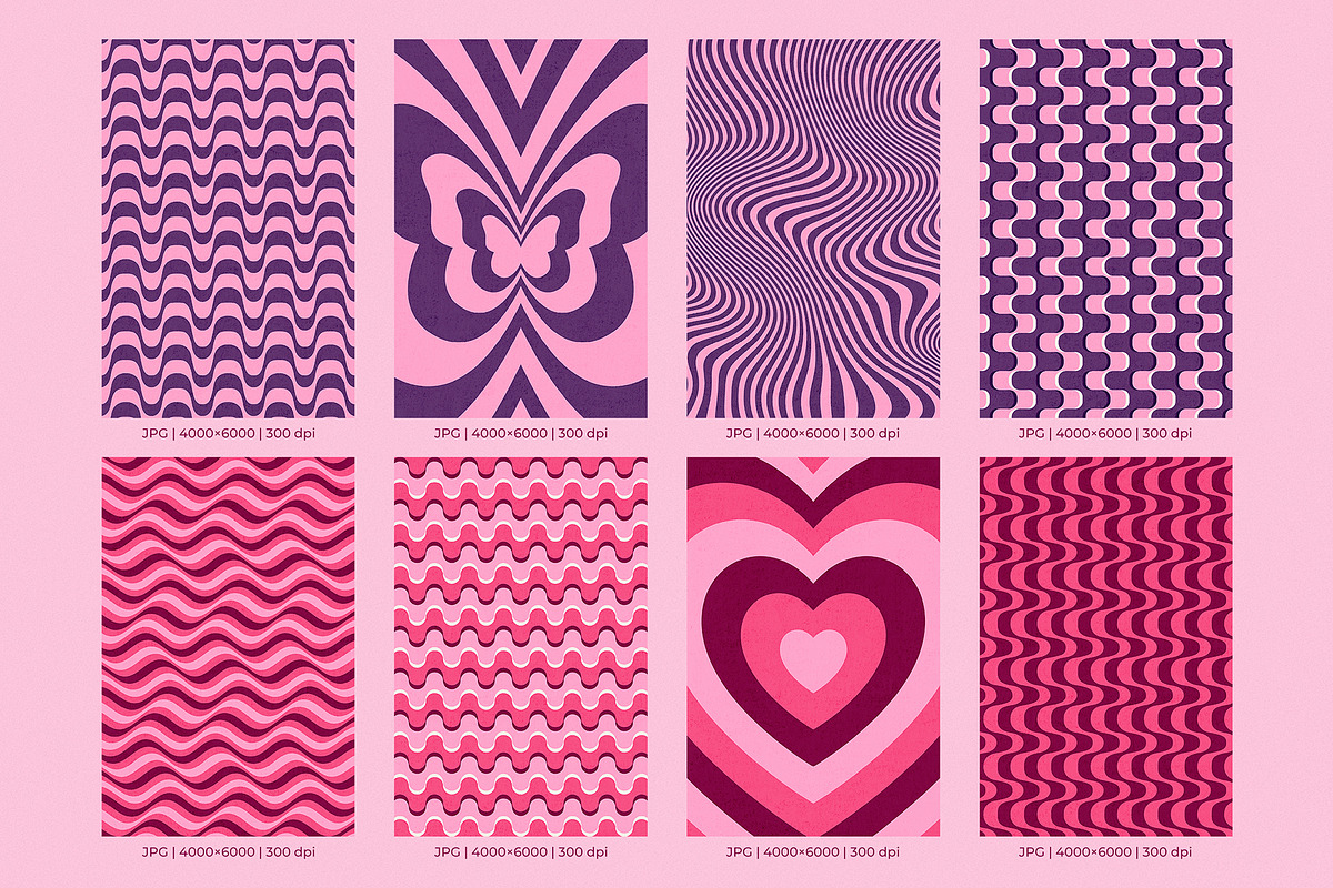 Retro Groovy Backgrounds, a Background Graphic by May Motif (Photo 12 of 20)