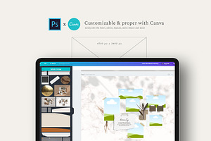 PS & Canva Chloe Moodboard Mockup