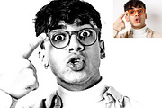Exclusive B & W Portrait Ps Action, an Action Add-On by Studio Retouch (Thumbnail 11 of 12)
